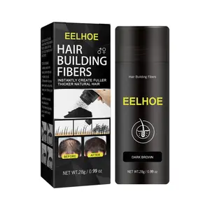 Hair Building Fibers - Instantly Fuller Thicker Look for Thinning and Fine Hair in Black & Dark Brown for Men and Women