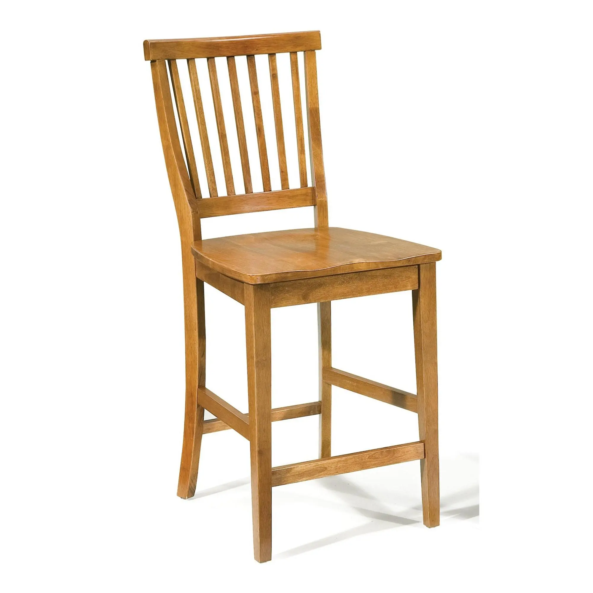 Arts & Crafts Brown Counter Stool