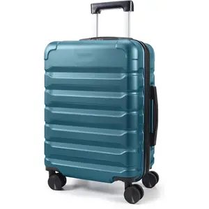 Carry  Luggage 22x14x9 Airline Approved, Expandable Carry  Suitcases with Wheels, weight Luggage, Durable Hard Shell 20 Inch Rolling Suit Case for Men Women Travel,Teal Blue