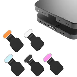 2-Pack Type-C Charging Port Dust Plug for Apple iPhone 15 Series, Silicone Alloy Protective Anti-Dust Cover, Durable Protection, Compatible with Multiple Smartphone Models