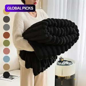 Faux Rabbit Fur Soft Fleece Blanket, Soft Warm & Cozy Throw Blanket, Versatile All-season Gift for Home, Office, Travel, Twin/Full/Queen/King available in various sizes, Soft Fluffy Blanket, Lightweight Cozy Blanket, Soft Winter Blanket #GLOBAL PICKS