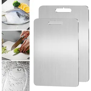 Cutting Board, 2 Pack Cutting Boards For, 2026 New-Sided Food-Cutting Board For Cutting Meats, Fruits And Vegetables (2pcs:M+L)