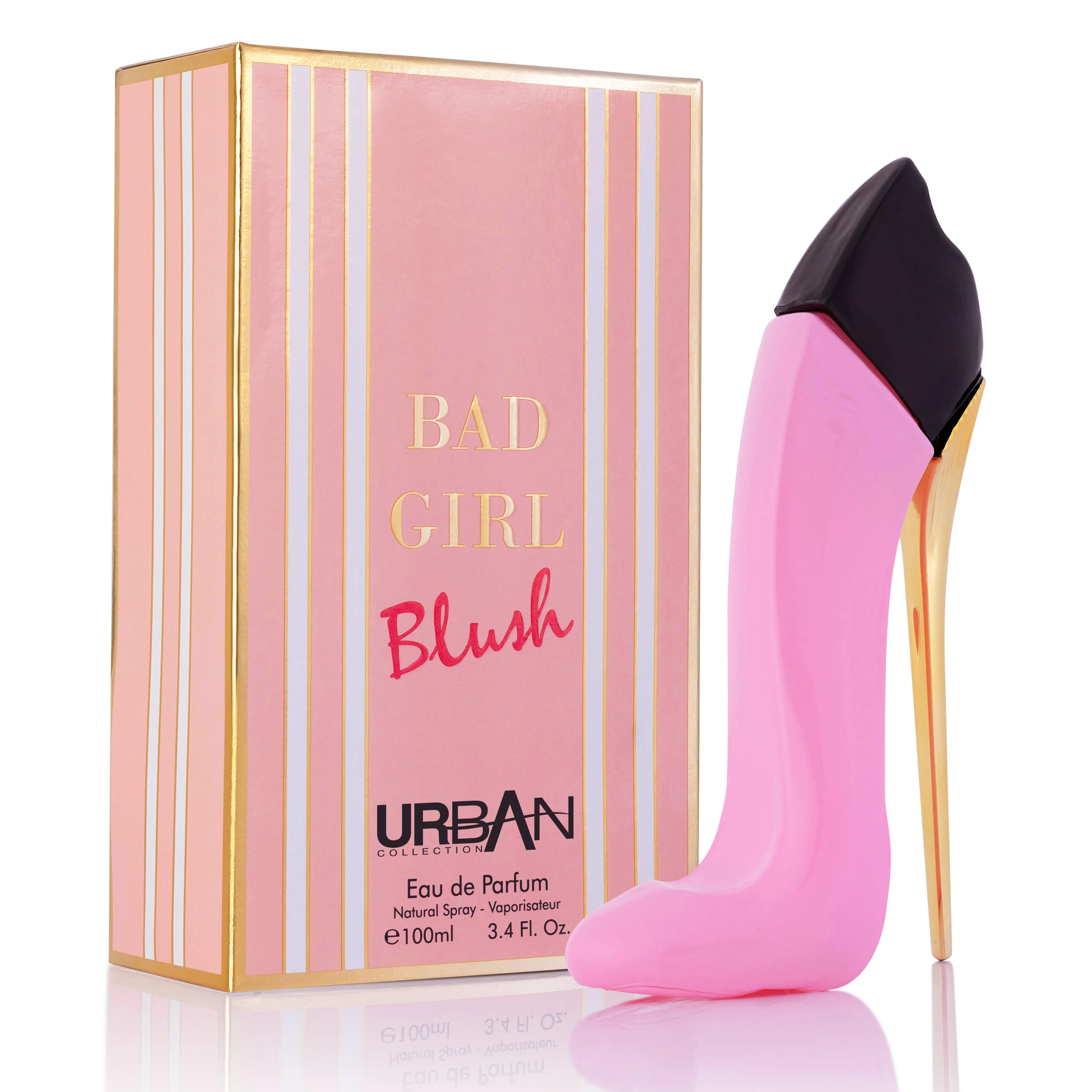 Urban Collection Bad Girl Blush Eau De Parfum for Women, Soft Floral Perfume with Citrus, Rose & Vanilla Gourmand Notes, Daily Wear EDP Fragrance, 100ml, Floral Scents, Perfumes For Women, Fragrances