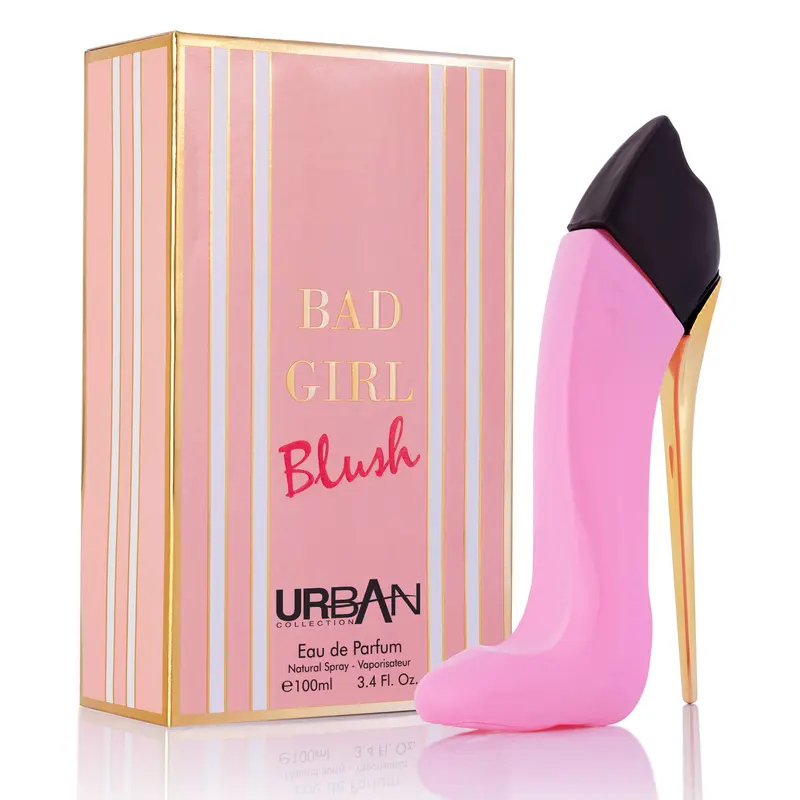 Urban Collection Bad Girl Blush Eau De Parfum (EDP) for Women - 100ml (3 to 3.9 fl oz) Floral Fragrance Perfume, Citrus Bergamot & Rose Notes, Vanilla Warm Trail, Warm Sweet Base, Daytime Wear, 60 Months Shelf Life, Boxed Personal Care Item