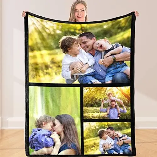 04-4 Photos Blanket Gift for Him