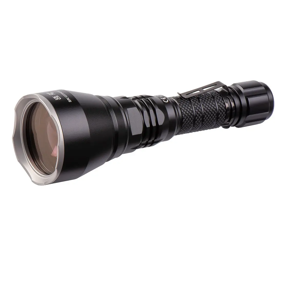 Weltool W4 PRO LEP Flashlight – 568 Lumens, 3,712 Yard Throw, 2.88 Million Candela – Long-Range Spotlight - Waterproof Flashlight with Clip, USB Charging Cable & O Ring - Portable Handheld Survival Flashlight for Professional Use