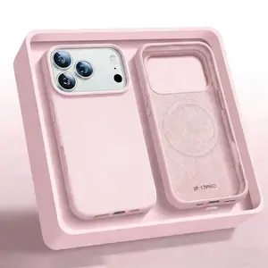 New Liquid Silicone Magnetic For Magsafe Case For iPhone 17 Air 16 15 14 13 12 11 Pro Max Plus Wireless Charge Matte Solid Cover