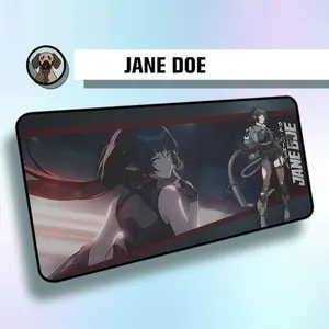 Premium Jane Doe Mouse pad | Zenless Zone Zero Desk Mat | Perfect for Anime & ZZZ Gamers | Large Gaming Mat for Desk Setup