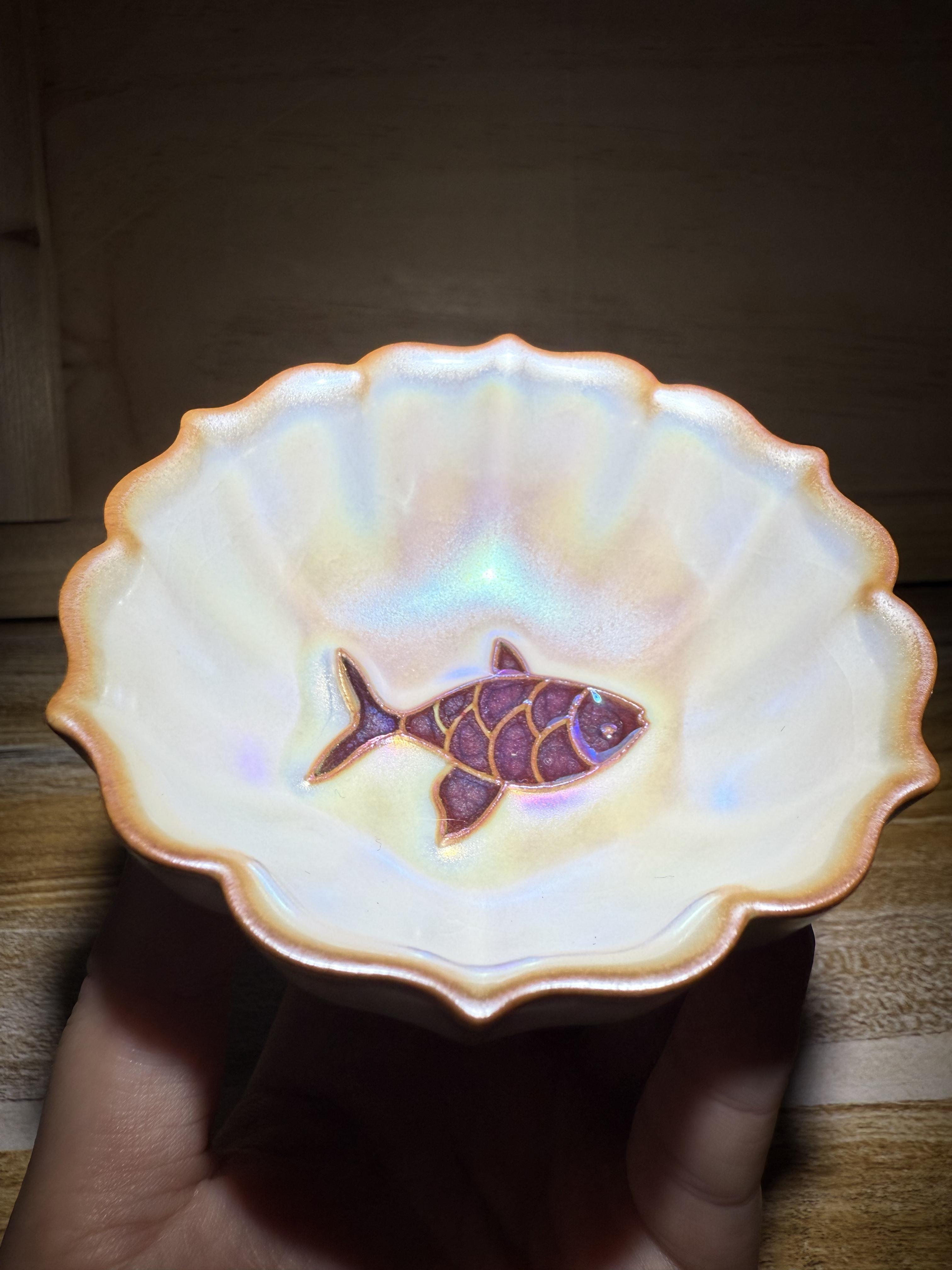 Jianzhan, handmade by master, inherited from intangible cultural mother of pearl glaze tea cup