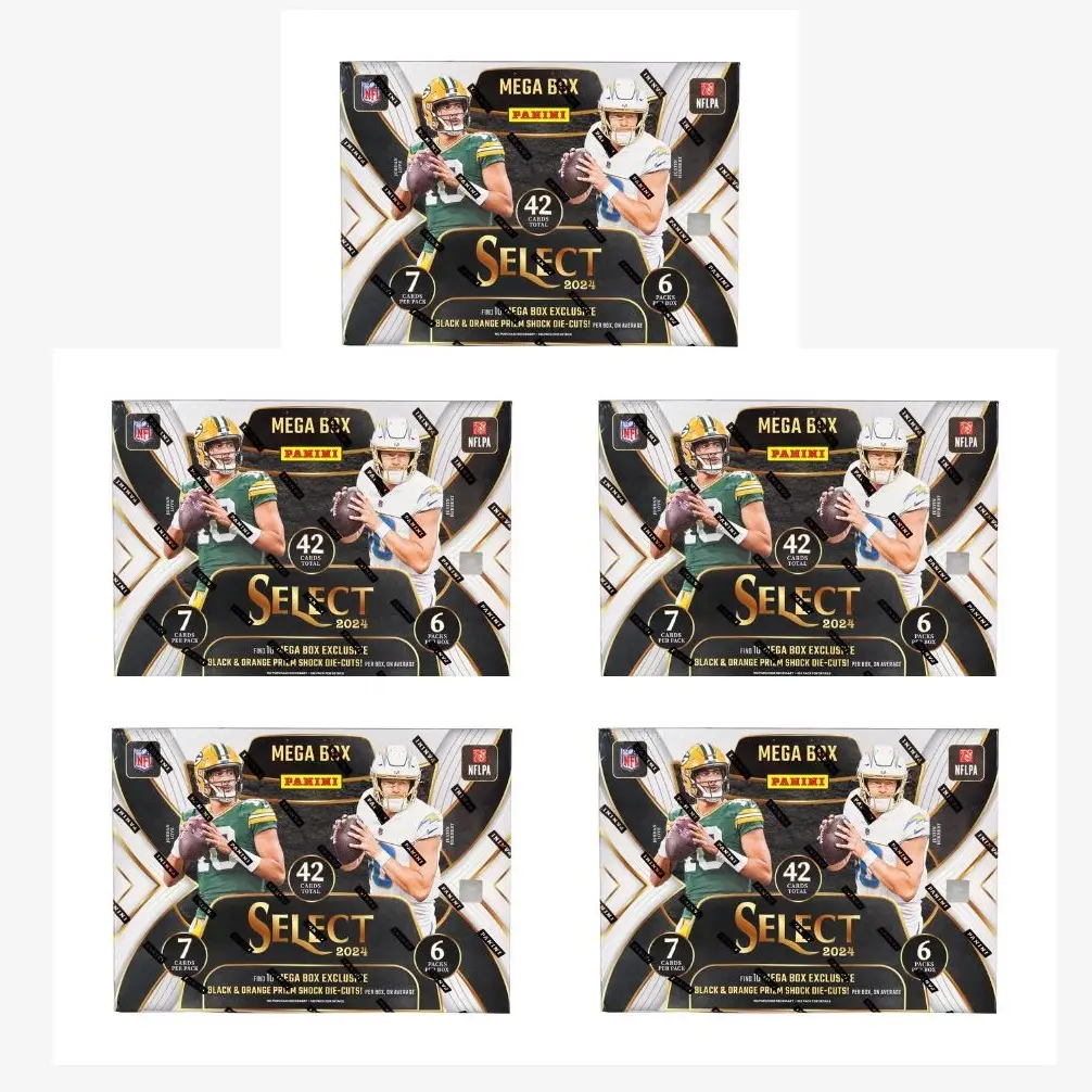 5X 2024 Panini Select Football Hobby Mega 5 Box PYT #326