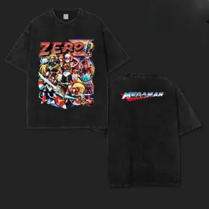 Retro-Inspired Hero Tee, Megaman x – Heavyweight 100% Cotton,  Streetwear Fit – Fresh Drop for Game Fans – Ultra-Durable, Soft & Stylish for Everyday Battle Mode