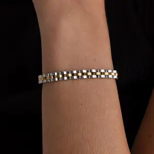 Mixed Metal Link Bracelet