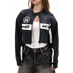 MAX-BLACK MOTO-INSPIRED JACKET