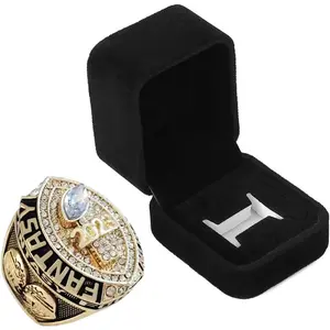 2023 Fantasy Football Championship Trophy Ring With Box |  Plated Award For Fantasy Football League Winner