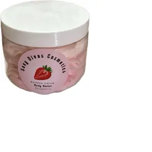 Sexy Divas Cosmetics Whipped Cream Body Butter Strawberry for the Body 4/oz