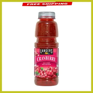 145.6 Fl Oz Healthy Cranberry Juice Cocktail, 12 Pack - Whole Fruit Goodness