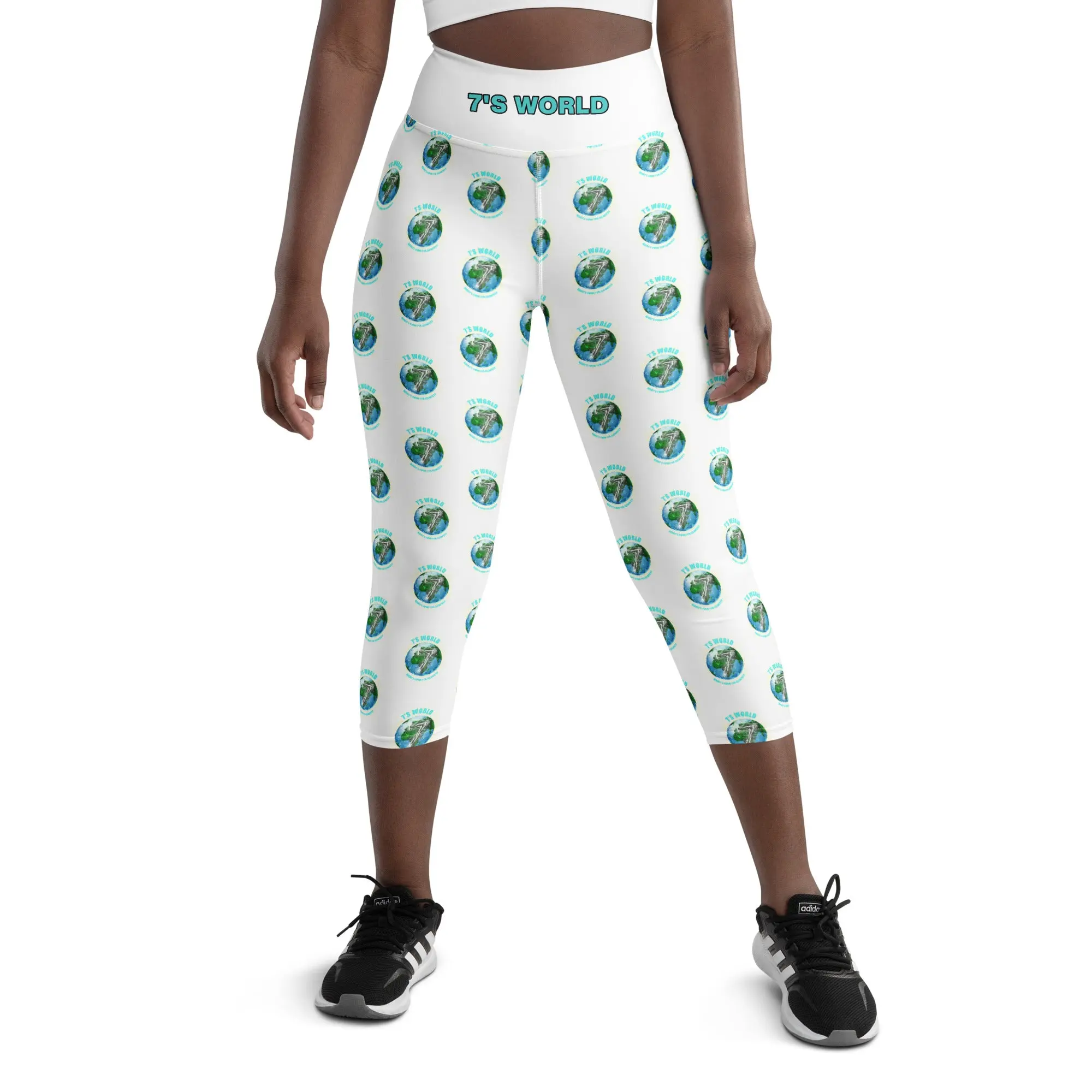7th Element Yoga Capri Leggings White