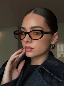 Unisex Cat Eye Full Frame Sunglasses, Fashionable Sunglasses, Lightweight Durable Fashion Shades for Outdoor Activities, Stylish Accessory & Holiday Gift Idea