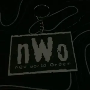 nWo New World Order 3D Printed Keychain