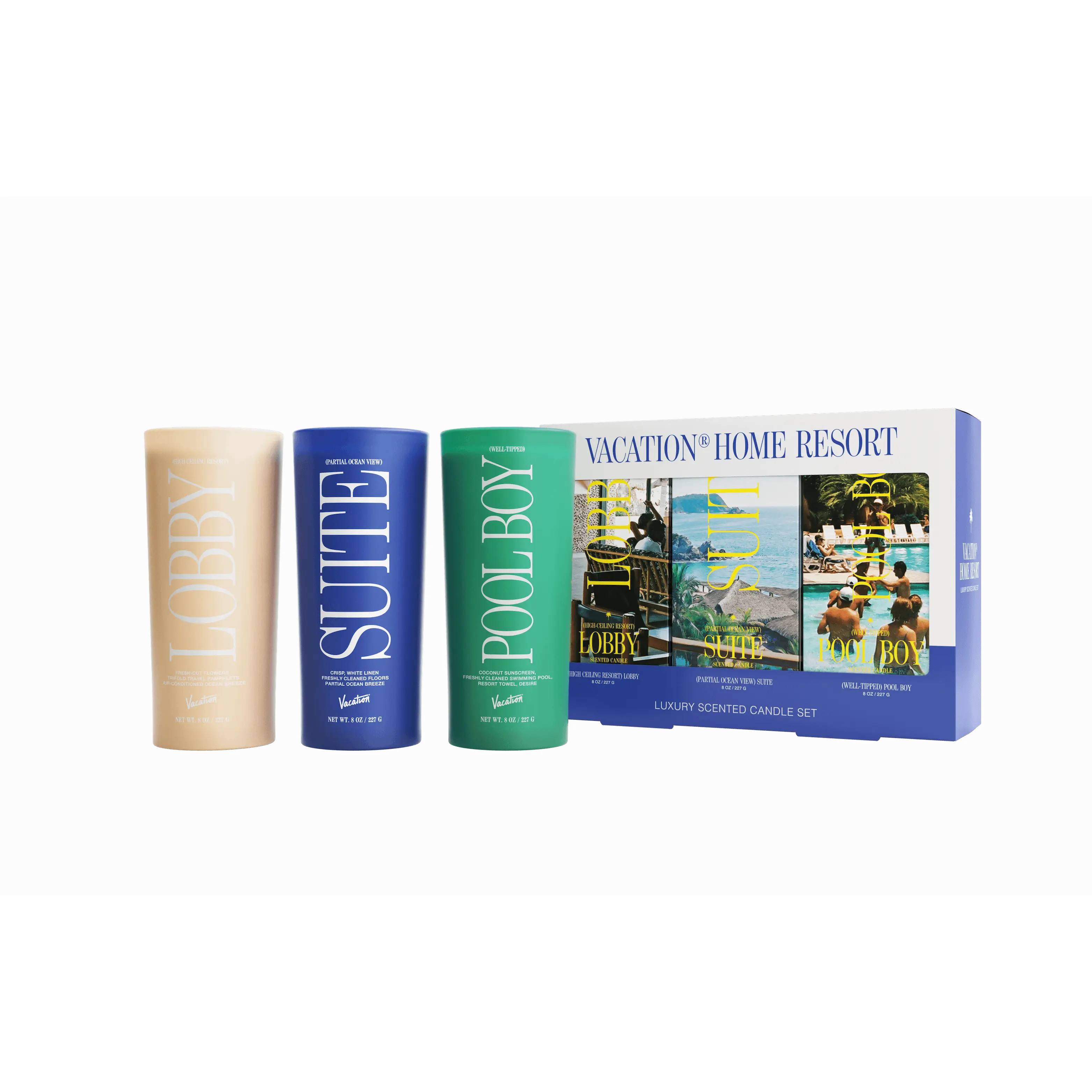 Home Resort Three Candle Set Home Resort Three Candle Set
