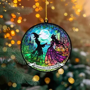 Elphaba and Glinda Besties, Witches Of Oz Ornament, Wicked The Musical, Wicked Gifts, Wicked Movie