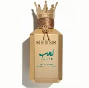 Al Ezz Oud Perfumes Hersh Lahab 100ml EDPSpray - Luxe, Non-Toxic Men's Fragrance,Bottle-Shaped Men's Cologne, High-Quality,Single Item, Fast Shipping，Long Lasting Santal Bloom Body Mist margiela gats Crush Eau de Parfum