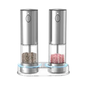Electric Blender, Rechargeable Electric Salt & Pepper Blender, Household Kitchen Appliances for Daily Use, USB Rechargeable Blenders