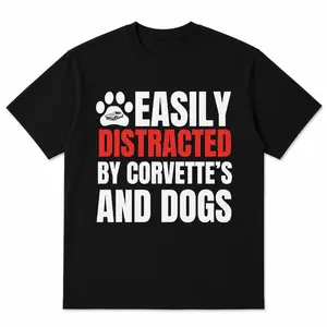 Corvette Owner Shirt Funny Dog Lover Tee Gift For Corvette Enthusiast Dog Dad