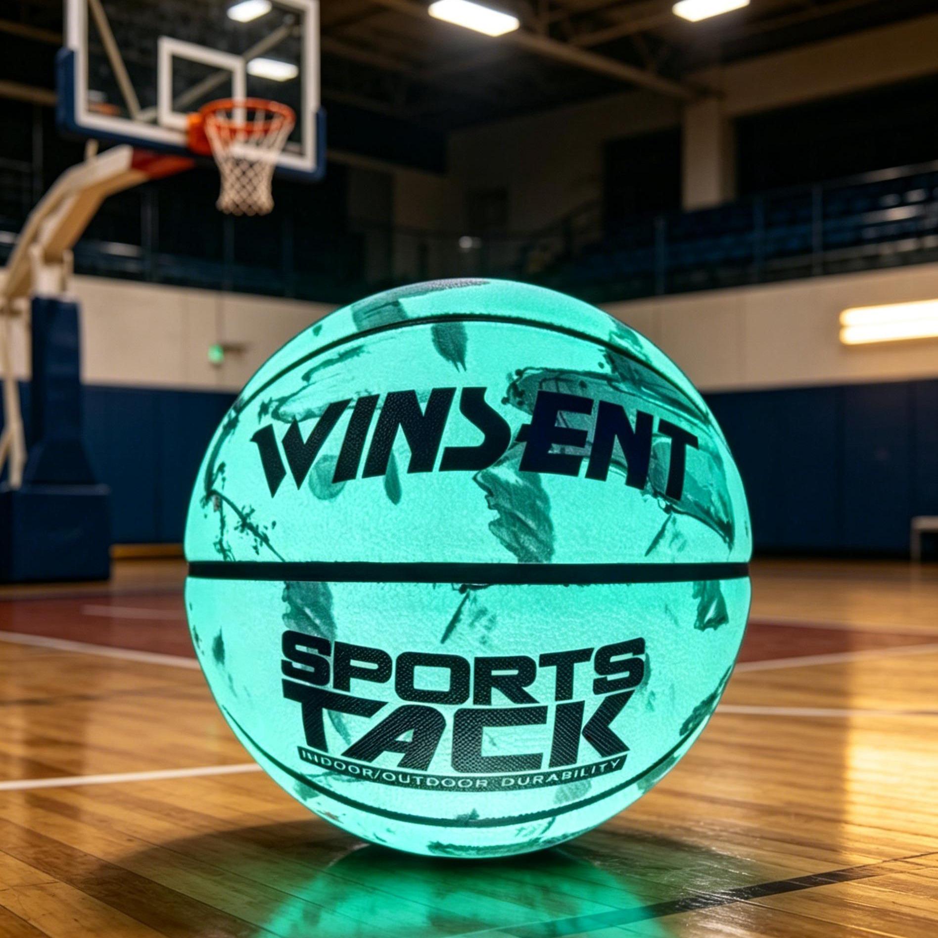 Night Game Glowing Basketball Perfect for Outdoor Play