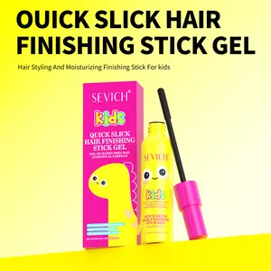 SEVICH Kids Hair Gel Stick 40ml- Dinosaur Design Flyaway Tamer, Gentle Alcohol-Free Formula for Baby Hairs & Frizz Control, Travel Size, Haircare