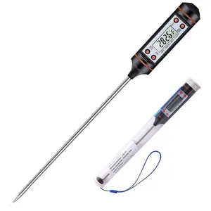 Digital Meat Thermometer (1 Count), Kitchen Meat Thermometer With Probe, Digital Cooking Thermometer, Multi-functional Thermometer Pen For Food Baking, BBQ, And Liquids