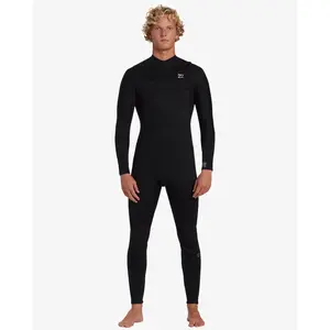 4/3mm Foil GBS Chest Zip Wetsuit - Black