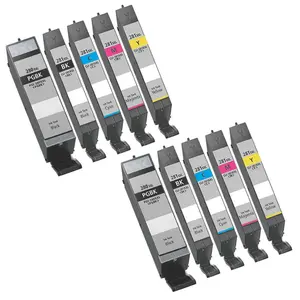 Canon PGI-280XXL & CLI-281XXL Compatible Ink Cartridges Set, 10 Super High Yield Color pack, (2x Pgi-280XXL Black + 2x each cli-281XXL Black,Cyan,Magenta,Yellow)