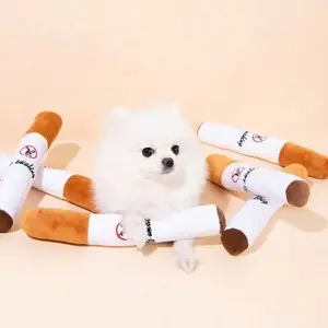 Realistic Sound Emitting Cigarette Pet Toy, Perfect for Pet Play, Not Suitable for Chewing, Internal Sound Device Included