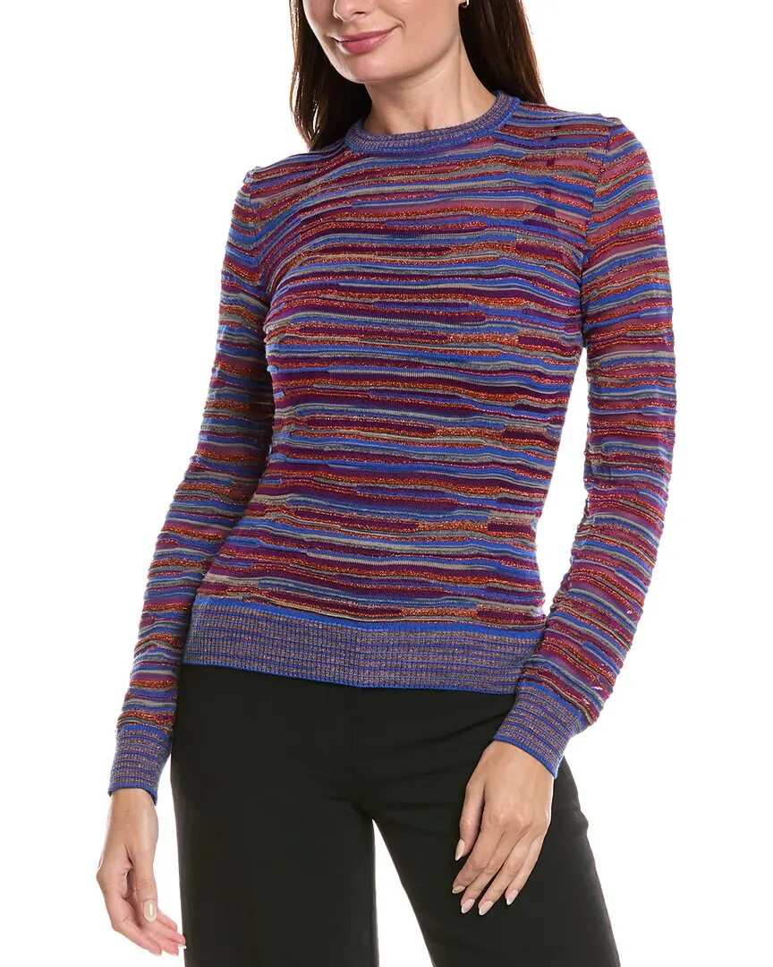 M Missoni Textured Wool-Blend Top