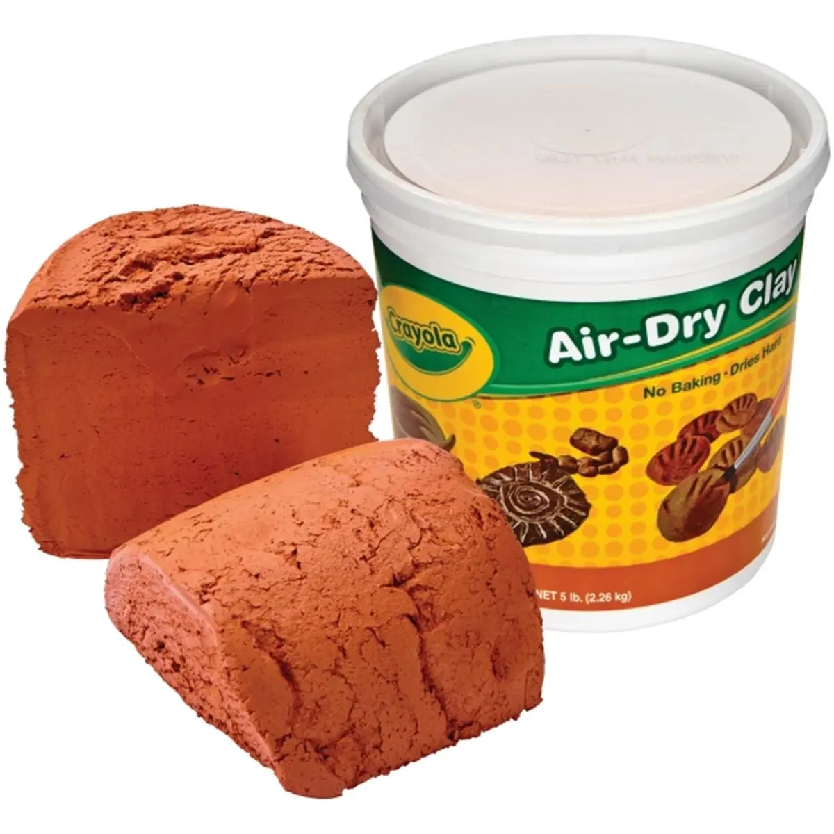 Crayola CYO572004 5 lbs Air-Dry Modeling Clay, Terra Cotta for DIY Pottery & Toys Hobbies