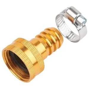 Melnor 22Z 0.62 in. Stainless Steel Female Coupling Clamp, Garden Hose Connector, Outdoor Watering & Irrigation Accessory