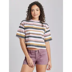 Lewiston Throwback Stripe Tee