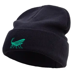 Katydid Logo Embroidered Big Size Acrylic Long Beanie