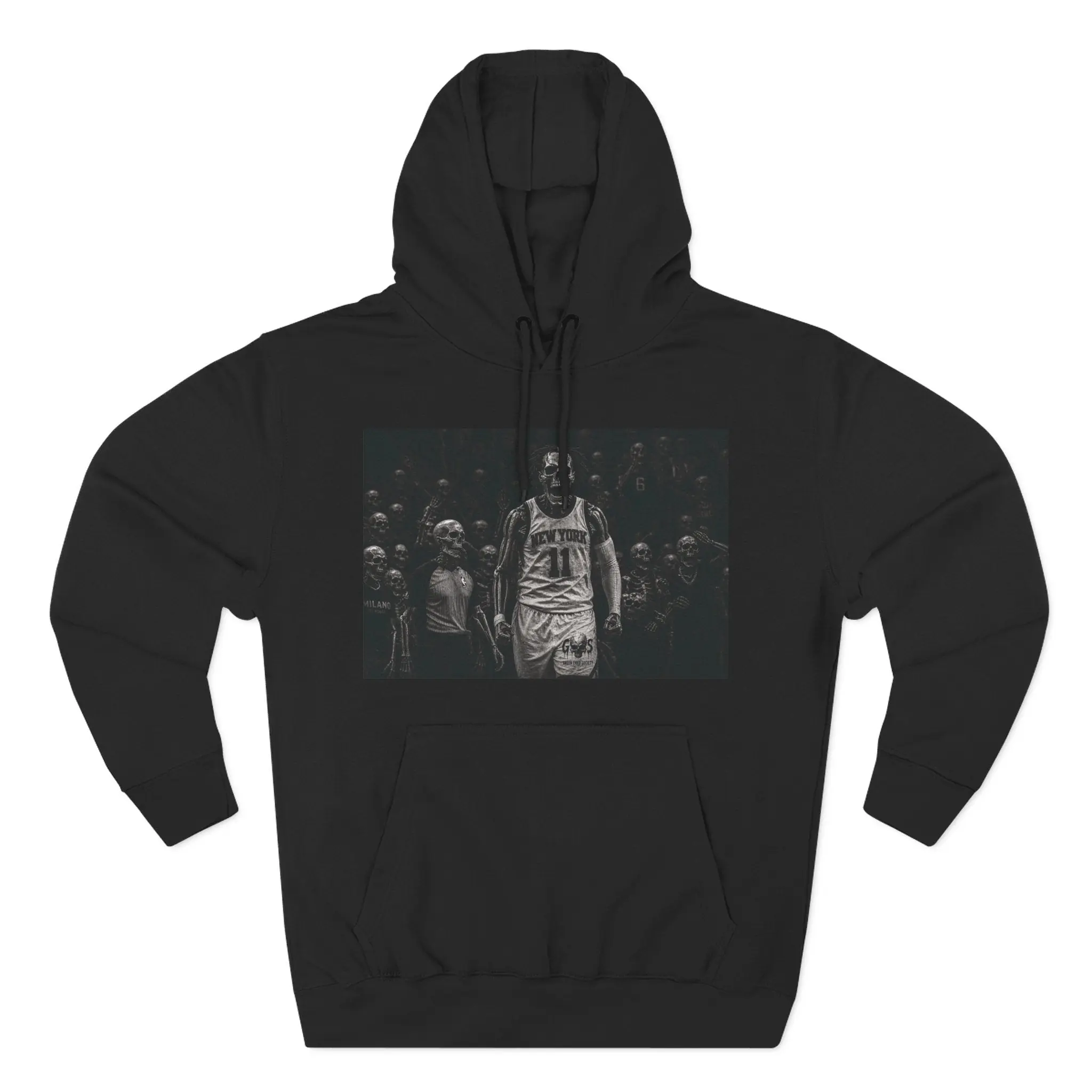 Women's Knicks Playoff Energy Hoodie, Skull-Print Long-Sleeve Casual Tops Sweatshirts