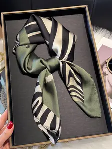 Women's Elegant Zebra Stripe Pattern Scarf, Blanket Scarf, Boho Style Shawl, Scarf Wrap, Fashionable Soft Comfortable Scarf for Daily Wear, Casual Versatile Scarf for Women As Gift