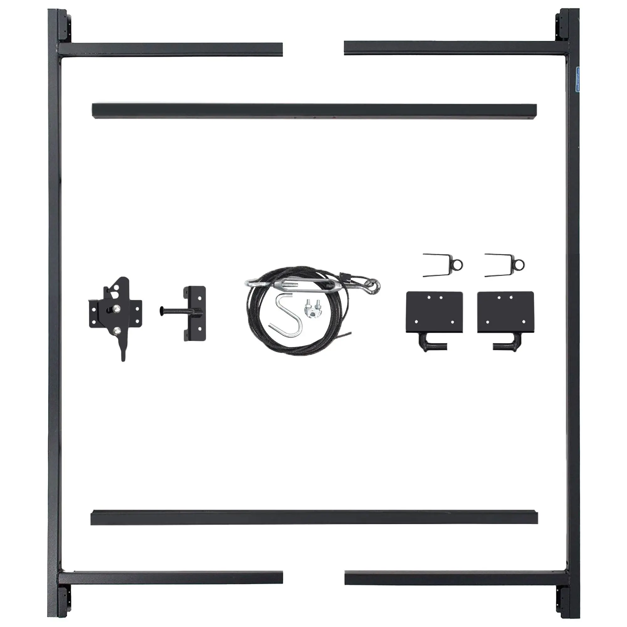 Adjust-A-Gate Steel Frame Gate Building Kit, 60"-96 Inch Wide Opening (2 Pack)