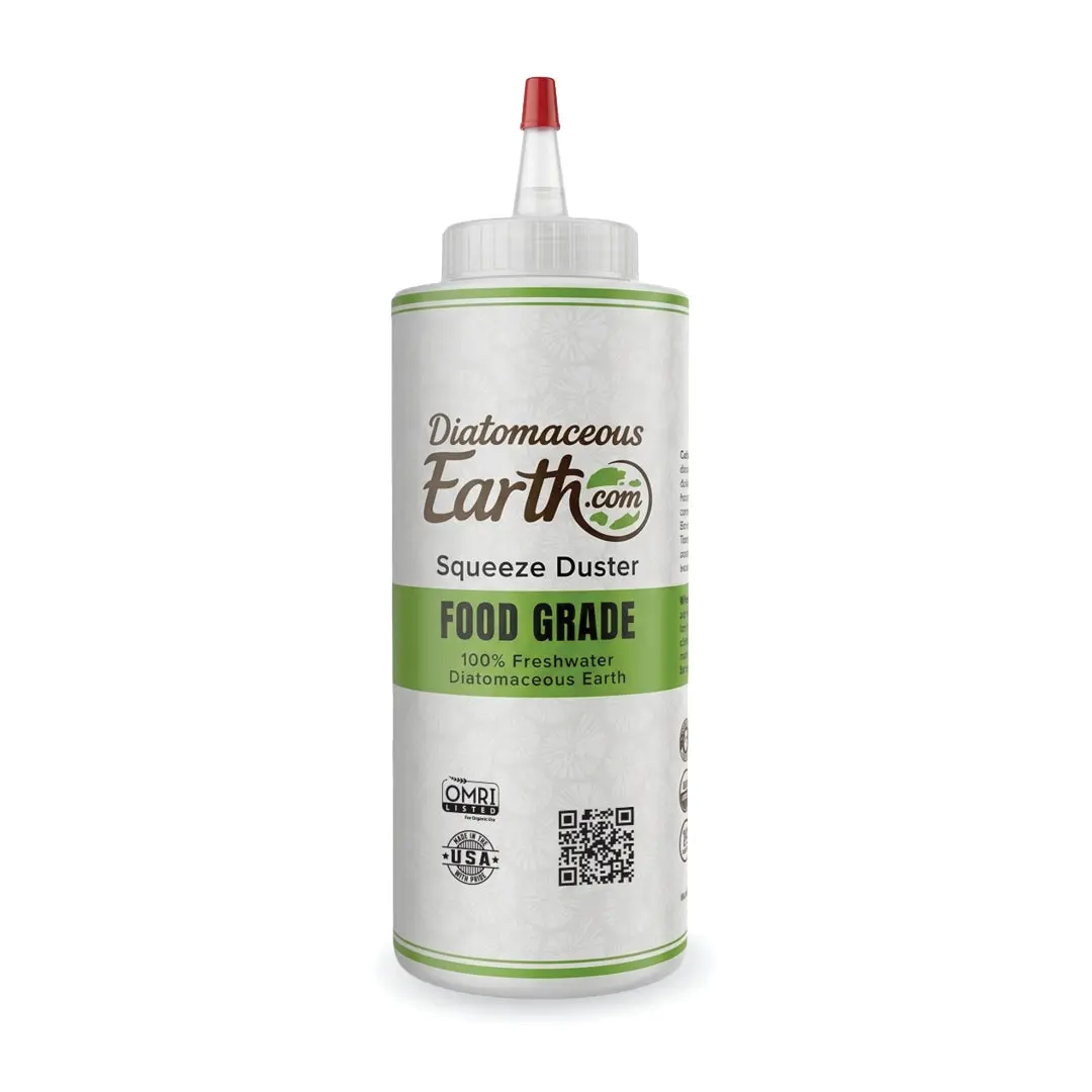 NEW FILLED Diatomaceous Earth Squeeze Duster Applicator
