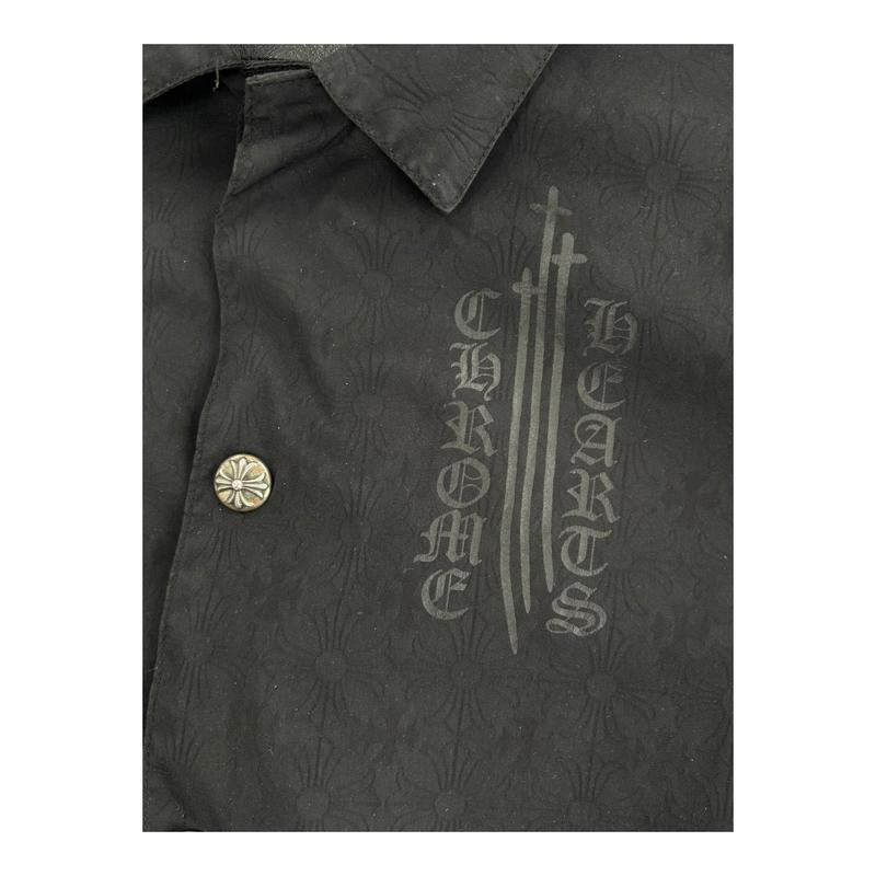 Chrome Hearts Eye Chart Monogram Coach Jacket Black - Lightly Worn