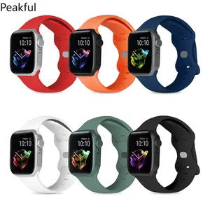 Applewatch Apple Watch with iWatchs11/9/8/7 Smart Watch Silicone Classic 8 Buckle