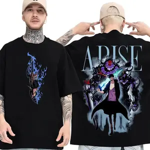 Arise Solo Leveling Ver3 Shirt, Solo Leveling Character Tee, Sung Jin Woo Anime Color Tee, Unisex Short Sleeve Tee