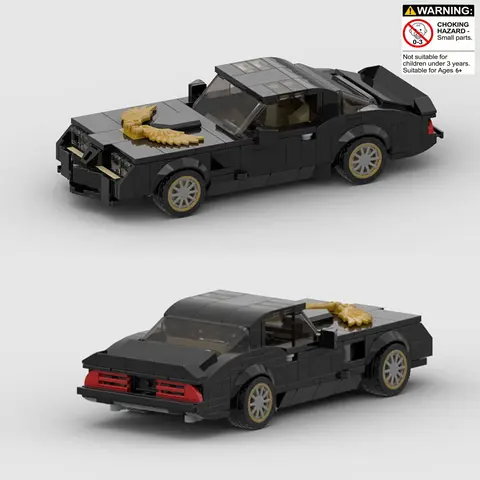 355pcs 1977 Pontiac Firebird Trans Am Model Kit, Model Building Kits, Stem Educational Toy for Kids & Adults DIY Engineering Model Car Building Set, Stem Building Block Sets, Perfect Gift for Birthdays & Holidays
