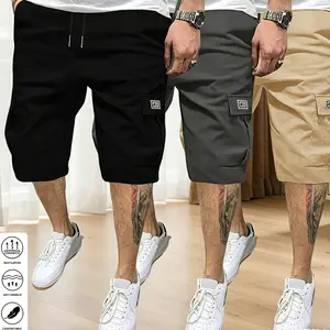 Men’s Cargo Shorts Bundle – Heavy-Duty Ripstop Fabric, Utility Pockets, Adjustable Waist — Ready for Workouts, Hiking, and Construction; Summer Value Set