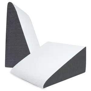 25 Inch Wedge Pillow for Back Leg Knee Support, Anti-Acid Reflux Sleep Pillow, Detachable Cover