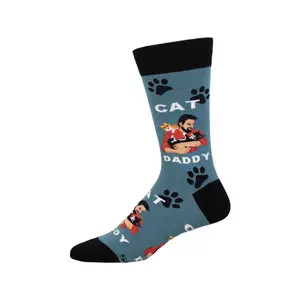 Cat Daddy Crew Socks - Mens